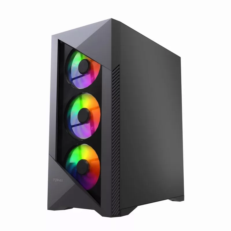 Caja gaming Gembird CCC-FC-900ARGB Fornax 900, ATX, negra