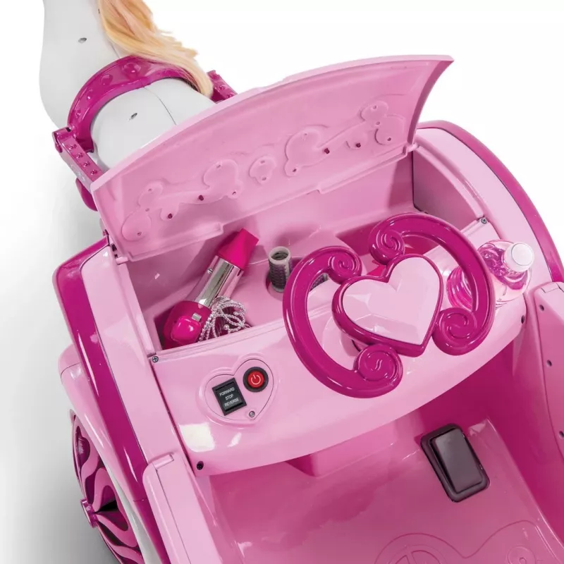 Carroza eléctrica Disney Princesas con caballo Huffy 6 V rosa