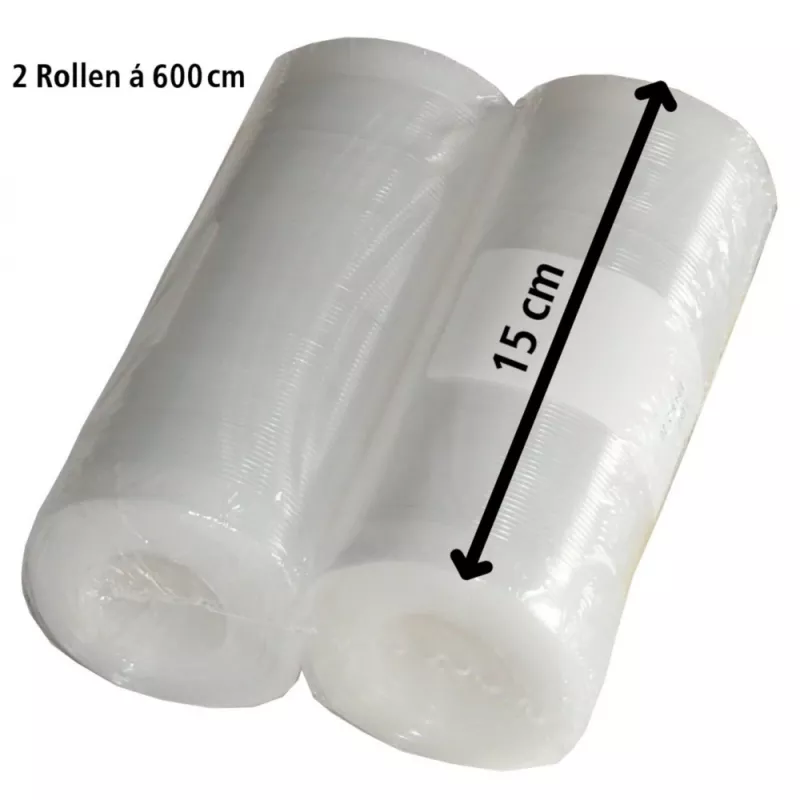 Rommelsbacher VRS 1560 rollos de film para envasado al vacío, 15 cm x 6 m, 2 uds.