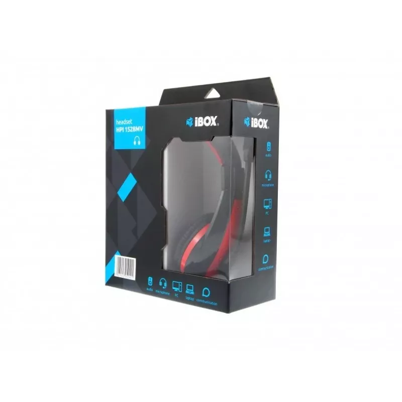 Auriculares con micrófono I-Box HPI 1528 MV negro