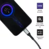 Cable Qoltec USB 2.0 Type-C a USB 2.0 Type-C 100W QC 3.0 PD 1m Negro