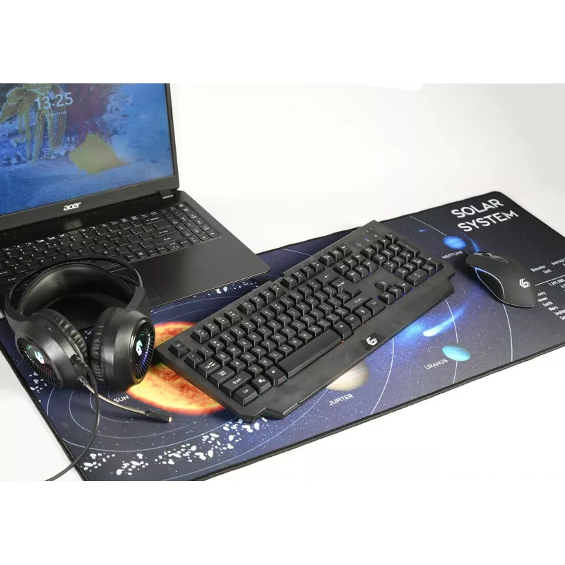 Gembird MP-SOLARSYSTEM-XL-01 alfombrilla gaming extra grande\Cosmos\ 350 x 900