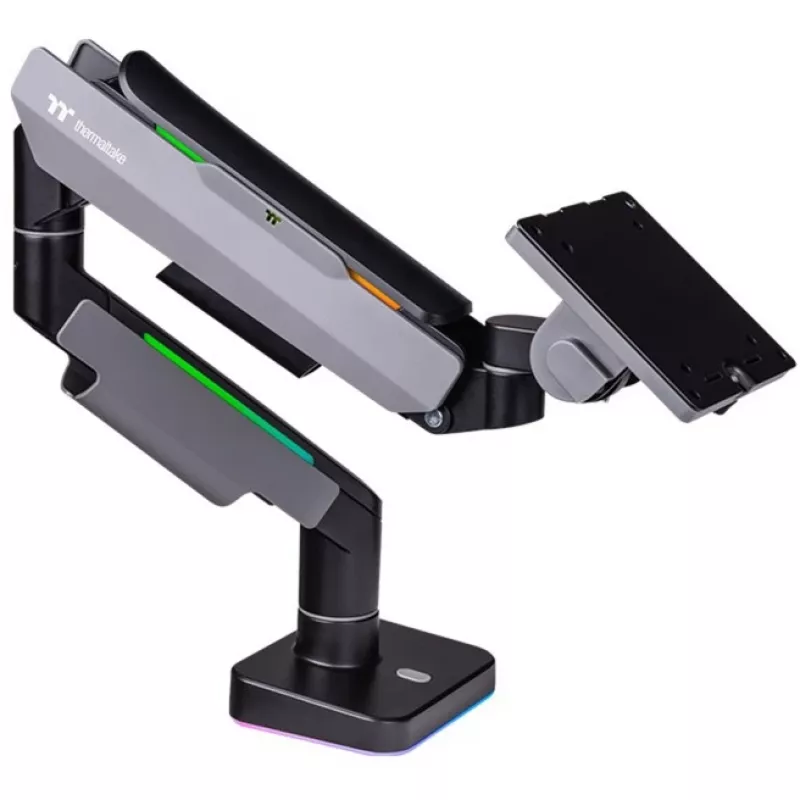 Thermaltake GEA-MSR-SMSBLK-01 soporte para monitor 124,5 cm 49 pulgadas de mesa negro gris