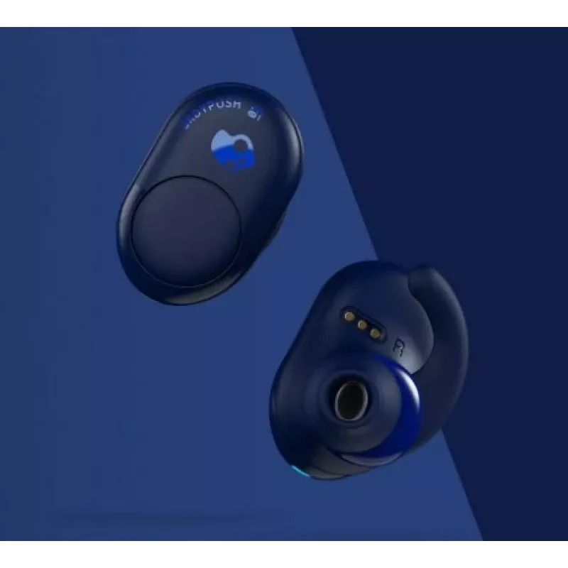 Skullcandy Push S2BBW auriculares inalámbricos de botón (azul índigo)