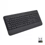 Logitech Signature K650 Teclado inalámbrico, Bluetooth 5.1, QWERTZ, suizo (CH), grafito (920-010912)