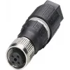 Conector de cable PHOENIX-CONTACT 1641772 M12 de 4 polos recto conector para sensor
