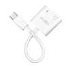 Adaptador de audio USB-C LogiLink USB-C/M a 2x USB-C/H 60W PD blanco