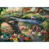 Schmidt Spiele 59636 Thomas Kinkade Disney Alicia en el País de las Maravillas puzle, 1000 piezas, de contorno, dibujos animados