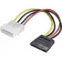 Adaptador de alimentación Renkforce RF-4174632 1× IDE 4 polos a 1× SATA 15 polos cable 0,15 m