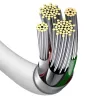 Cable Baseus Superior Series USB a Lightning, 2,4A, 0,25m (blanco)