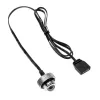 Tapón de cierre XSPC ARGB LED, G1/4, 5V 3Pin - cromado