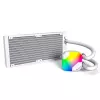 Refrigeración líquida AIO Montech Hyper Flow ARGB 240 mm blanco — radiador de 240 mm, iluminación ARGB, acabado blanco