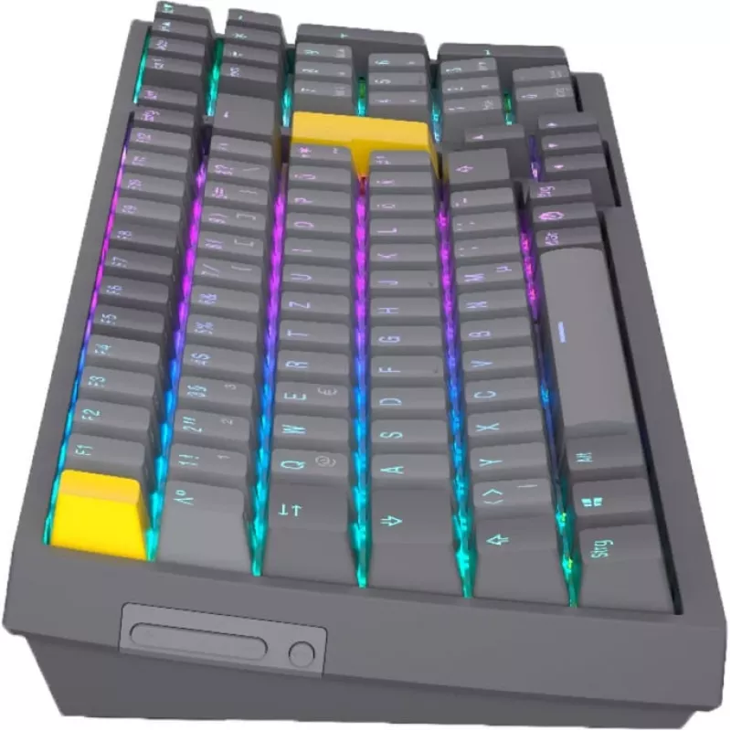 Celeris 1800, Teclado gaming Gris, distribución DE, ENDORFY Amarillo by Gateron