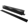 Caja de cables Alantec PK008 organizador de pared 1U negro metal/plástico