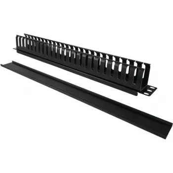 Caja de cables Alantec PK008 organizador de pared 1U negro metal/plástico