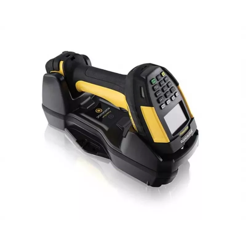 Lector de códigos de barras portátil Datalogic PM9600-DKHP433RK10 1D/2D láser con cable e inalámbrico