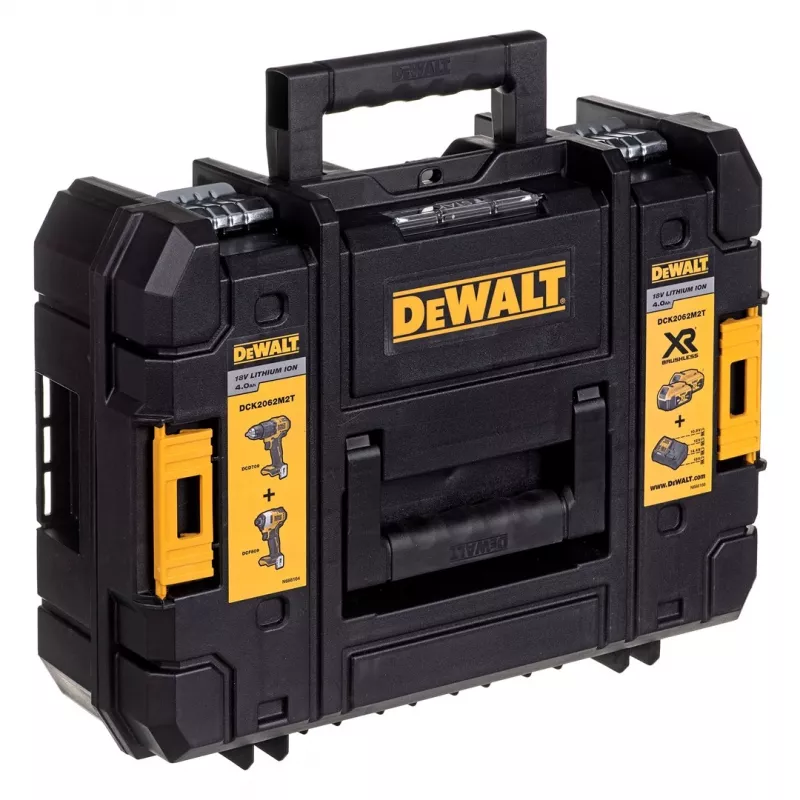 Set combinado a batería DeWalt DCK2062M2T — 18 V, taladro atornillador DCD709 + llave de impacto de 1/4