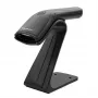 Lector de códigos de barras fijo QOLTEC 50852 escaneo 1D con interfaz USB