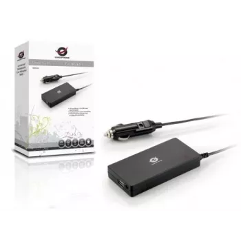 Fuente de alimentación de coche Conceptronic CNB90CAR 90 W negra
