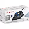 Plancha CLATRONIC DB 3703 — plancha en seco y con vapor, suela de acero inoxidable, 1800 W, negro/gris