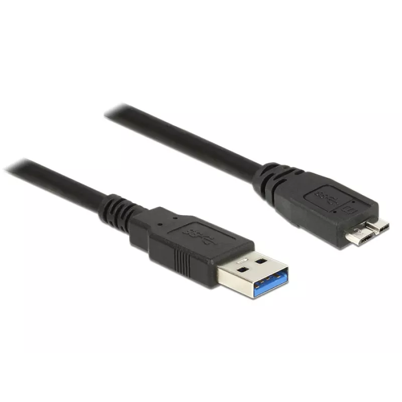 Cable USB DeLOCK 85073 USB 3.2 Gen 1, 1,5 m, USB A Micro-USB B, negro