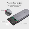 Carcasa SSD Unitek S1206A para 2 unidades M.2 NVMe PCIe Gen3 x4, USB 3.2 Gen 2 (10 Gbit/s), aluminio, USB-C, incluye fuente de alimentación