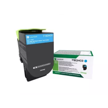 Cartucho de tóner Lexmark 71B2HC0 1 ud. Original Cian