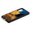 Funda protectora iKins para Samsung Galaxy S20 – negra, diseño Caféterrasse