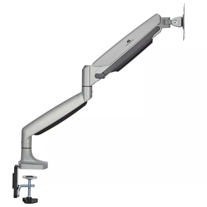 Soporte para monitor MACLEAN MC-969 de doble brazo con gas spring para pantallas de 17–45 pulgadas, carga máx. 16 kg
