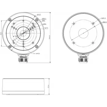 HIKVISION DS-1280ZJ-S caja negra