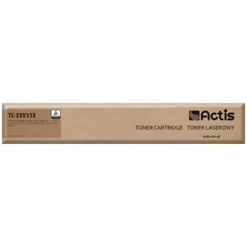 Tóner Actis TC-EXV33X (compatible con Canon C-EXV33; estándar; 14600 páginas; negro)