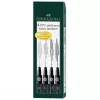 Rotulador fineliner Faber-Castell 167115 multicolor negro 4 unidades