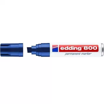 Rotulador permanente Edding 800 punta cónica azul