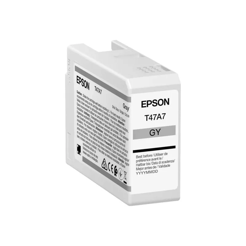 Cartucho de tinta Epson UltraChrome Pro 10 T47A7 gris original para impresoras Epson