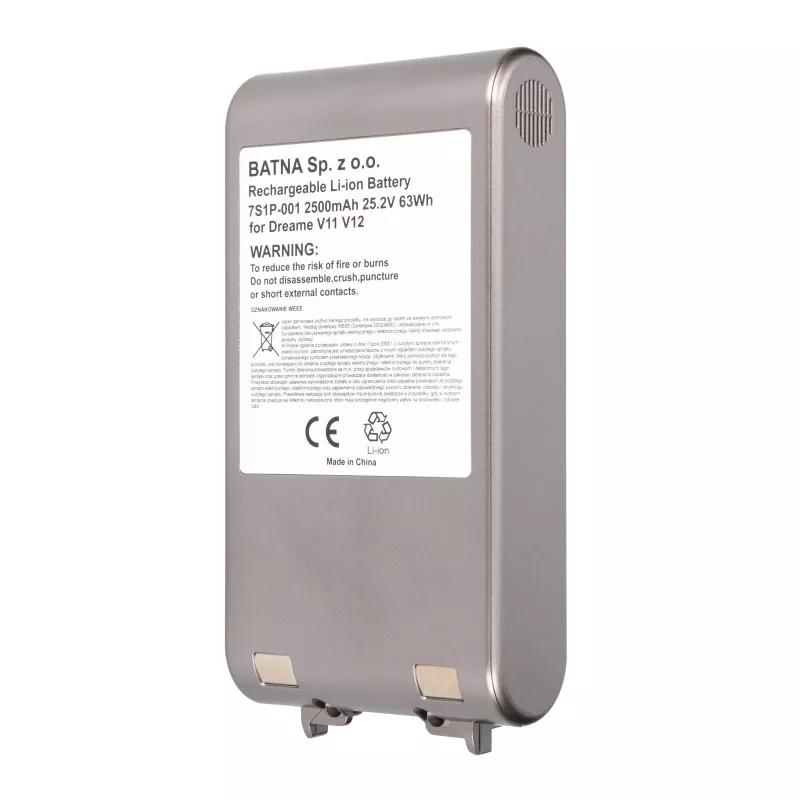 Batería de repuesto Extralink para Dreame V11 V12 V11SE V12Pro 2500mAh Li-Ion