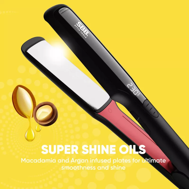 SBB SBST-2000-EU Straight Up Shine XL plancha de pelo de cerámica