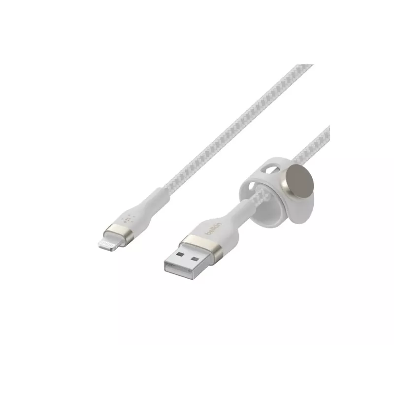 Belkin BOOST CHARGE - cable Lightning - USB macho a Lightning macho - 3 m - blanco - para Apple iPad/iPhone/iPod (Lightning)