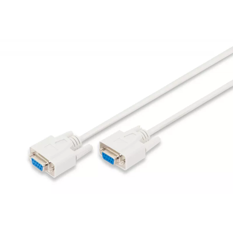 Digitus cable de conexión serie [1x conector hembra D-SUB 9 pol. - 1x conector hembra D-SUB 9 pol.] 2,00 m beige (AK-610106-020-E)