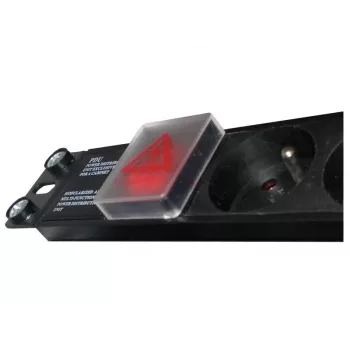 Alantec PZ071U alargador de corriente 1,8 m 7 tomas AC interior negro
