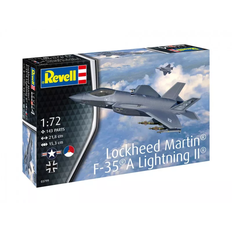 Maqueta de plástico Lockheed Martin F-35A Light 1/72
