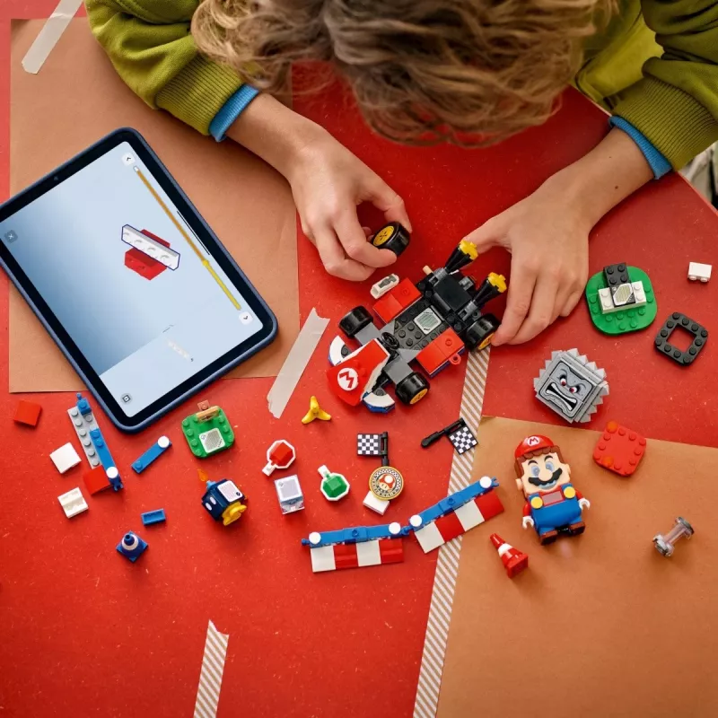 Juguete de construcción LEGO 72043 Super Mario Interactivo Mario Kart con kart estándar