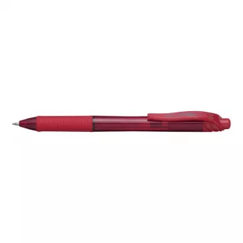Bolígrafo retráctil con clip Pentel Energel X 1.0 Rojo