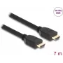 Cable HDMI alta velocidad DeLOCK 48 Gbit/s 8K 60 Hz negro 7 m