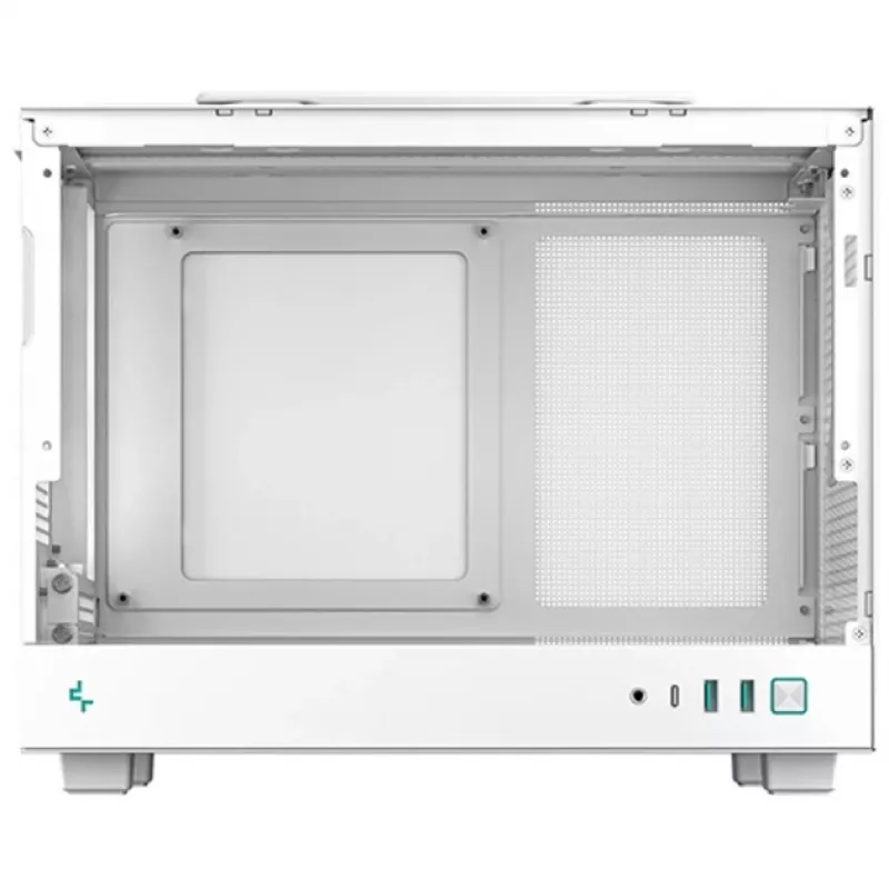 Caja de PC DeepCool CH160 MESH WH, ATX, blanca