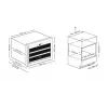 Vinoteca Caso WineSafe 18 EB Inox Compresor 18 botellas