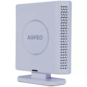 Repetidor IP DECT agfeo 6101724 blanco — Extensor de cobertura para sistemas DECT/VoIP