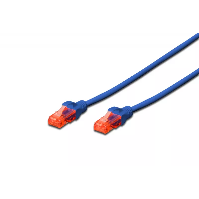 Cable de red Digitus CAT 6 U/UTP RJ-45 Cat6 0,25 m azul