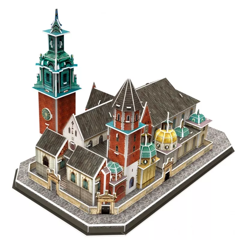 Puzle 3D cubicfun Catedral de Wawel – 101 piezas, maqueta