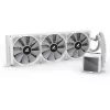Refrigeración líquida todo en uno para CPU Sharkoon S100 ARGB blanca – radiador de 360 mm, efecto espejo infinito