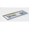 Teclado Logickeyboard ALBA Universal USB AZERTY Francés Plata